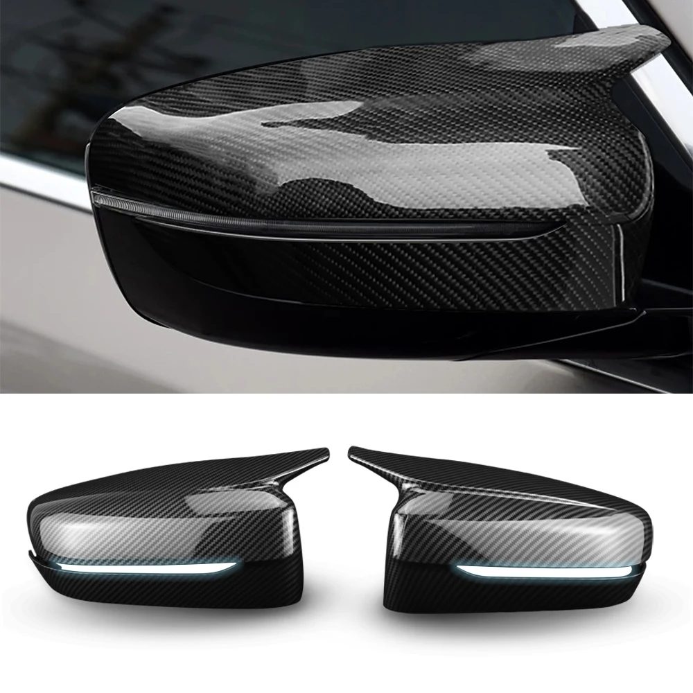 

M-Style Carbon Fibre Look Rearview Mirror Cover Caps for BMW G20 2017 2018 2019 2020