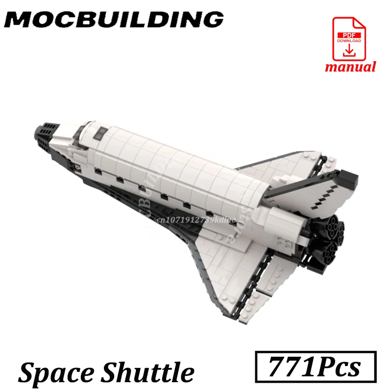 Space Shuttle Blocks Display Model MOC Buildings Rocket Model Space Spacecraft Bricks DIY Toys Gifts
