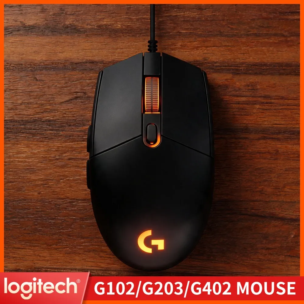 Logitech G102 Wired Gaming Mouse,Optimized Cable Flexibility,Reduce Drag Feeling During Mouse Sliding Movement