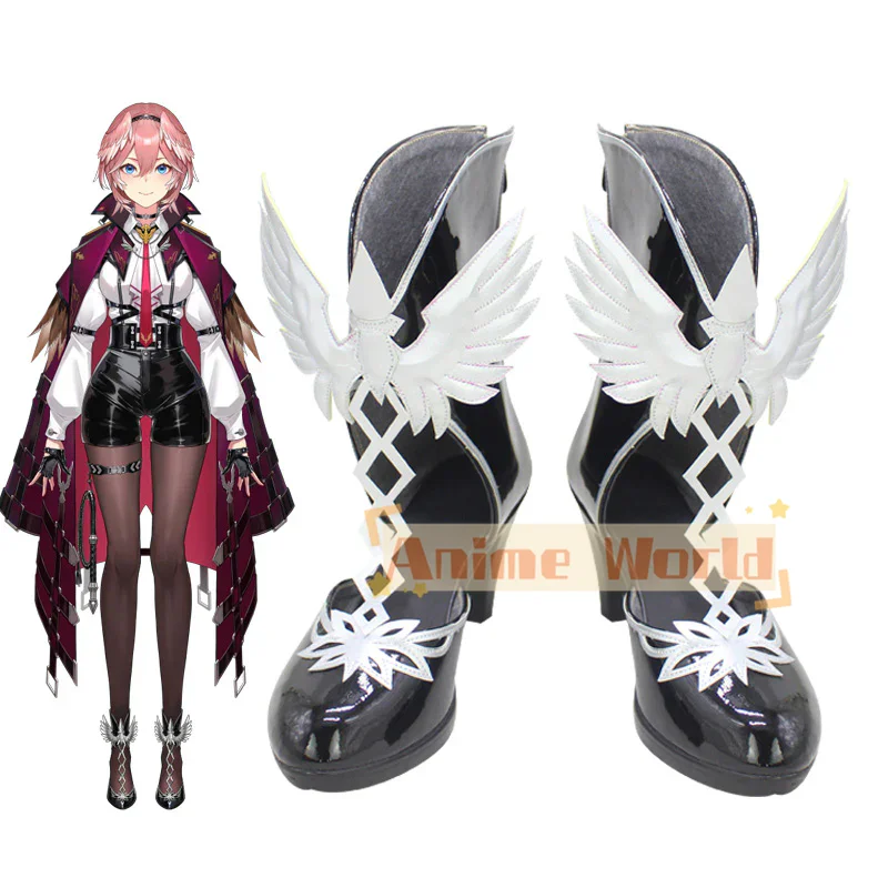 Virtual YouTuber Hololive Secret Society holoX Takane Lui Cosplay Shoes Halloween Carnival Boots Custom Made