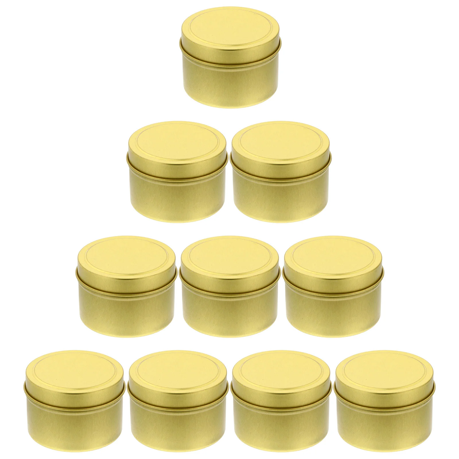 Tinplate Storage Tank Aromatherapy Cans Decorate Premium Material with Lid Canister Candy Nut Round Tea