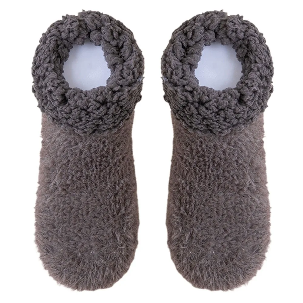 

Home Wear Fleece Lining Warm Floor Socks Anti-slip Soft Indoor Floor Shoes Comfortable Keep Warm Winter Socks Autumn Winter