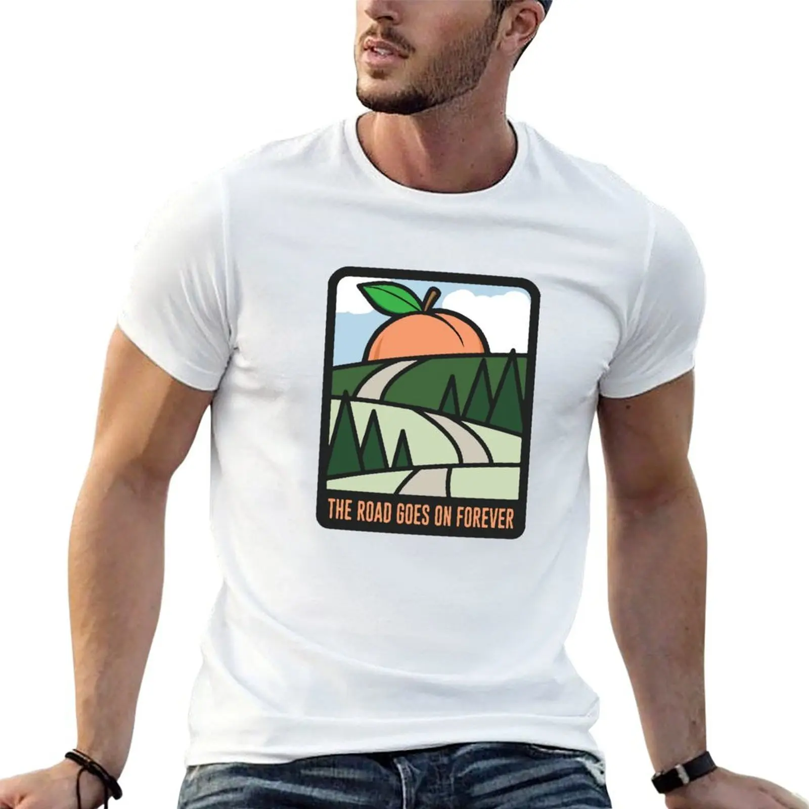 

The Goes shirts shirt man t g quality man high t Forever luxury T-Shirt shirts t cotton for men Road On