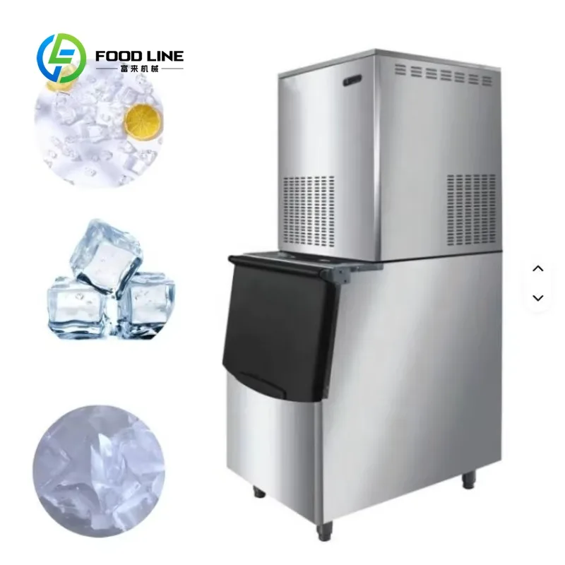 

Customized Professional Commercial Ice Making Machines Energy Efficient Auto Defrost Silent Working for Hotel Restaurant Shop