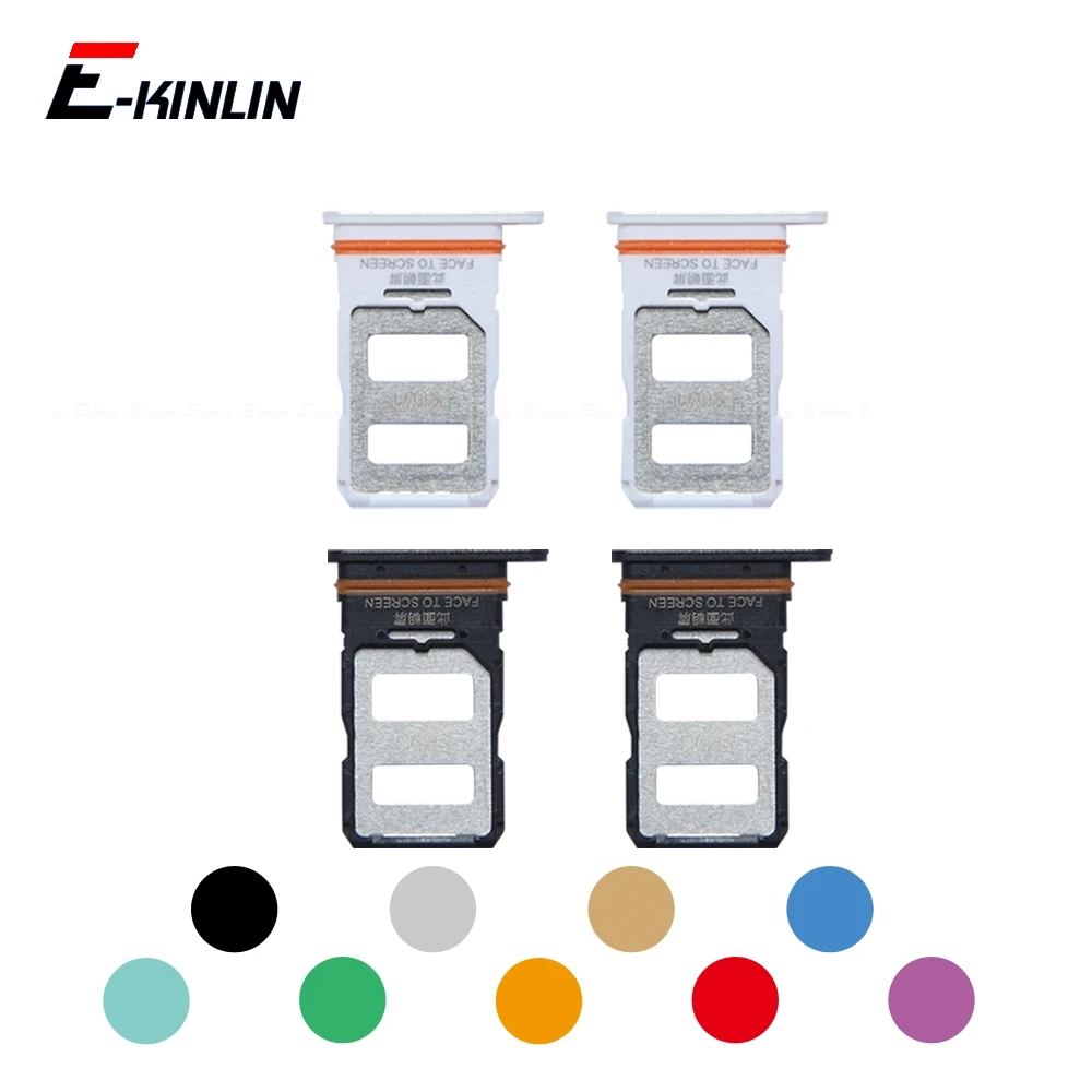 Sim Card Tray Socket Slot Reader Adapter For XiaoMi Redmi K60 Pro Ultra K60E Micro SD Card Holder Connector Container Parts