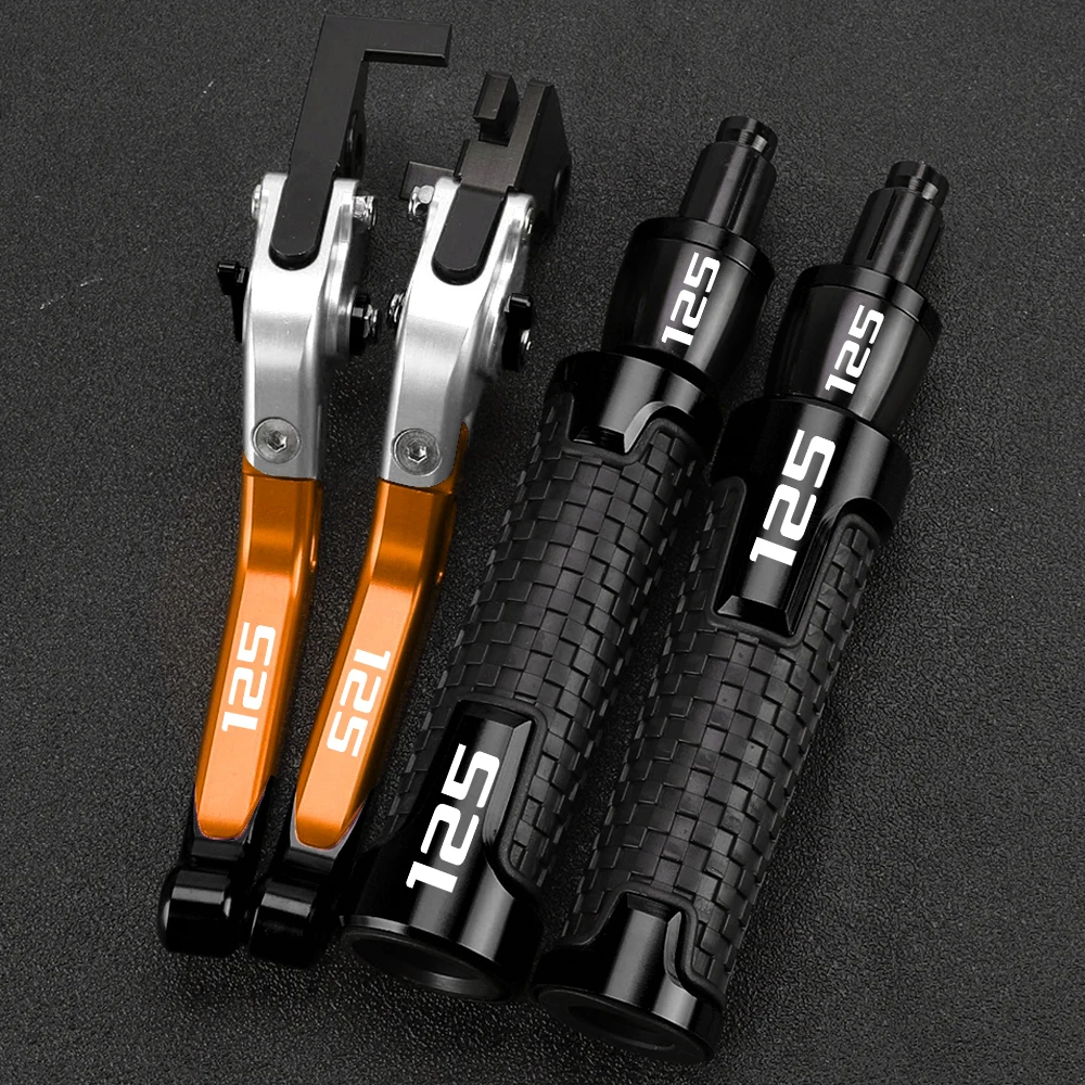 R QIANKONG Für DUKE 125 DUKE 125 2011-2024 2023 2022 2021 2020 2019 2018 2017 Motorrad Bremse Kupplung Hebel Lenker griff Griffe Enden 8