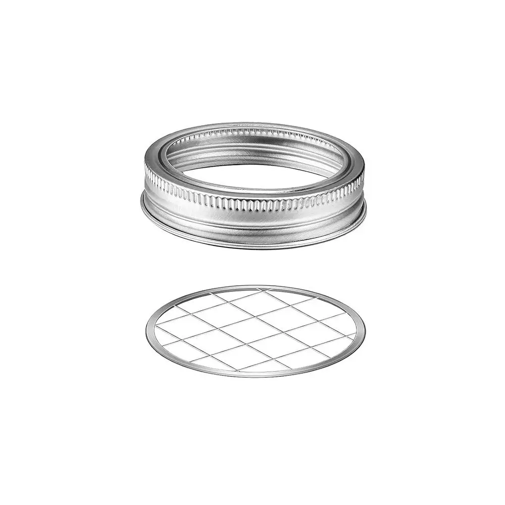 1pc Mason Flower Jar Lid Flower Organizer Lid with Square Grids Insert Mason Grid for Mason Jars Space Saving