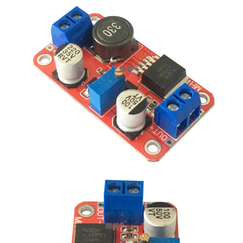 XL6019 DC-DC Boost and Stabilized Power Supply Module 3-35V to 5-40V Output 5V/12V/24V Adjustable 3A