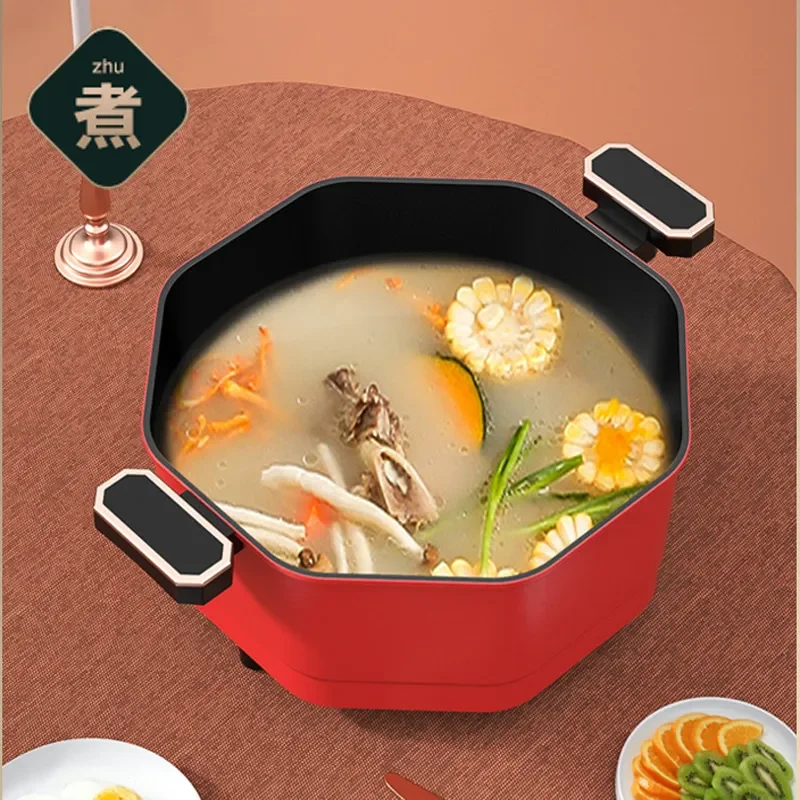 Korean Style Multi Function Electric Hot Pot Non Stick Cooking Pan Household Integrated Heating Boiler For Star Anise Stew
