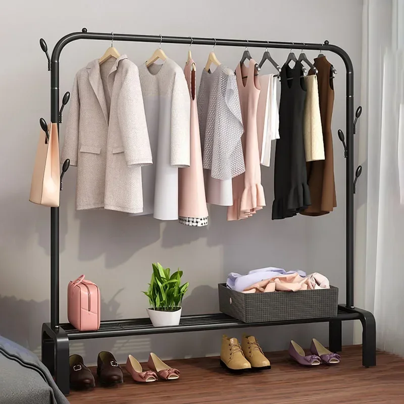 

Removable Coat Rack Clothes Hanger Wardrobe Clothing Drying Rack Storage Rack Organizer Garment Clothes Holder Hall Furniture