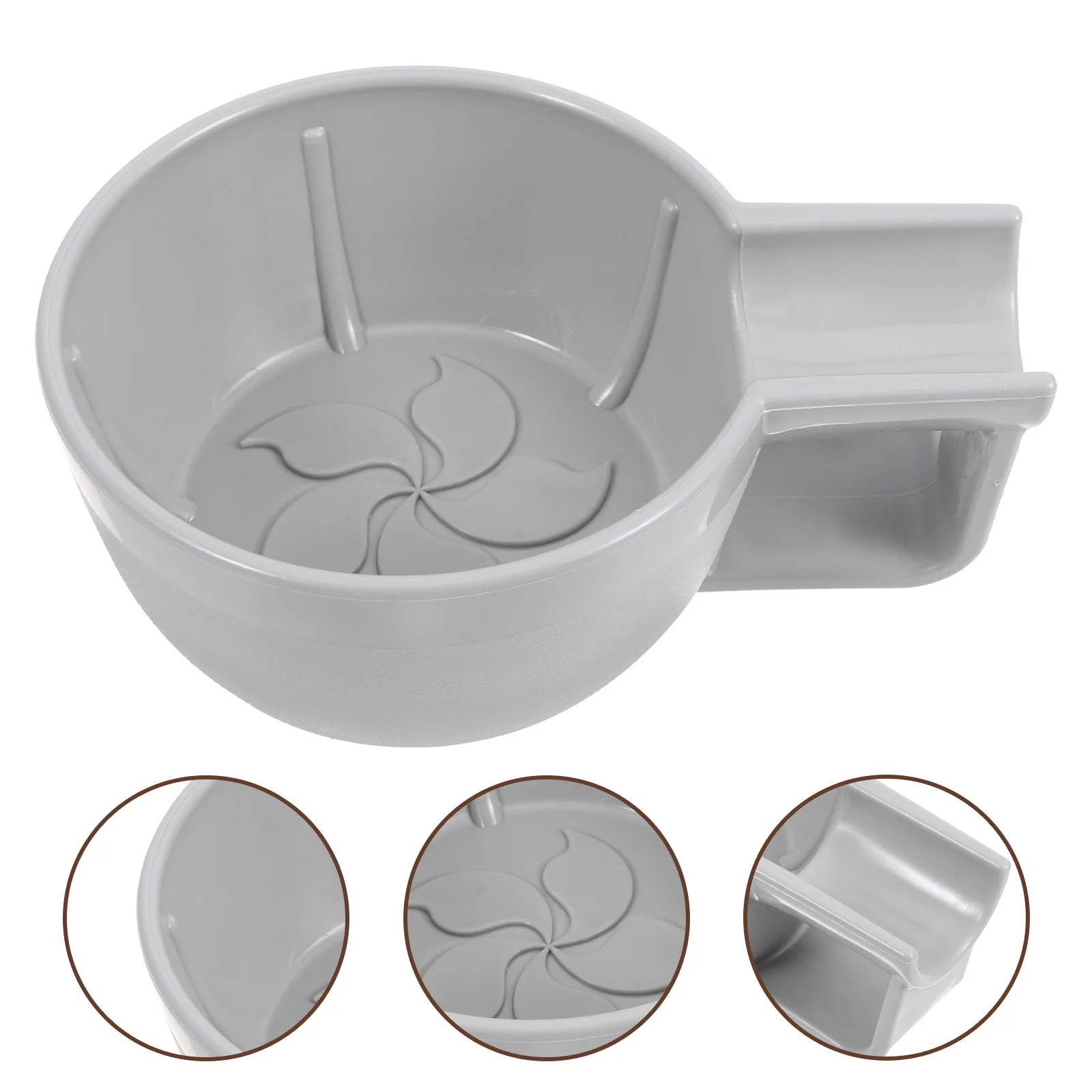 وعاء حلاقة بلاستيكي، مادة PP متينة، سعة كبيرة، حاوية تخزين الصابون سهلة الحمل، وعاء حلاقة كريم الحلاقة