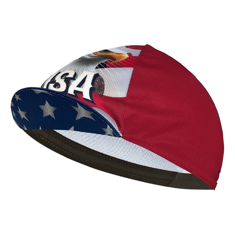 New Summer Sweat Absorbing Riding Cap, Classic Riding Cap, National Flag, Polyester Sweat Absorbing, Neutral, Popular