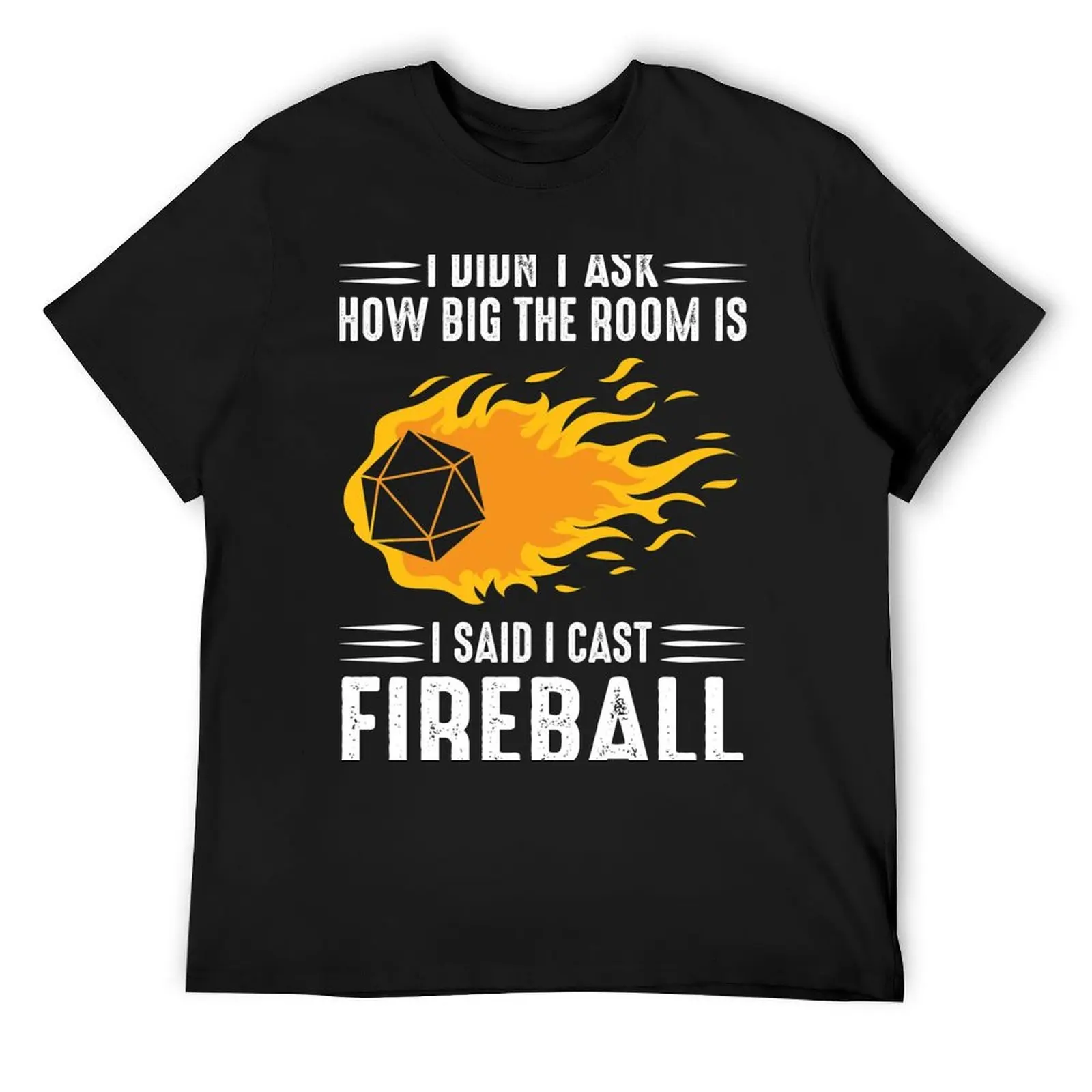 I cast Fireball Wizard Sorcerer DM Gift TTRPG Classic T-Shirt custom t shirt anime outfits for men