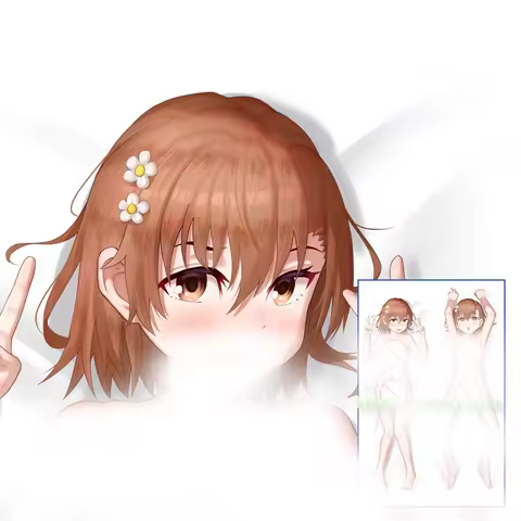 Dakimakura Anime Misaka Mikoto A Certain Scientific Railgun Double-sided Print Life-size Body Pillow Cover