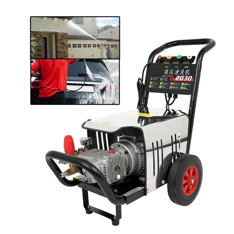 Top Ranking New Karjoys High Pressure KJ-GZ2030 Portable Car Washer 15Mpa Electric Pump Cold Water Cleaning 220V/380V 18L/min