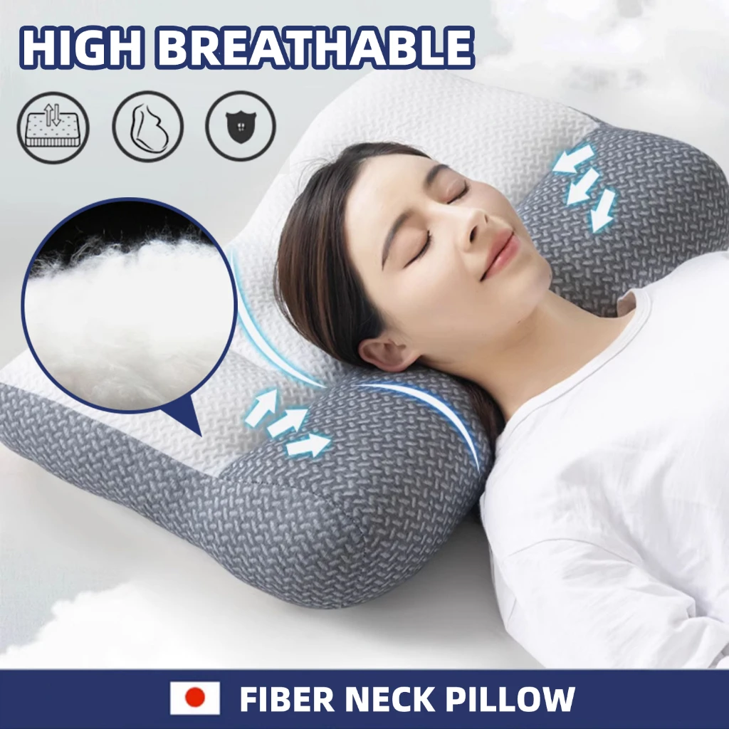 Japanese Orthopedic Pillows for Sleeping Protects Cervical Vertebra Pillow Memory Foam Adult Ergonomic Pillow 48x74CM Bedding