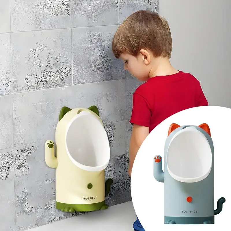 Toddler Urinal Wall-Mounted Boys Urinals Wall-Mounted Pee Training Cute Potty Training Urinal For Boys Kids Toddler Standing