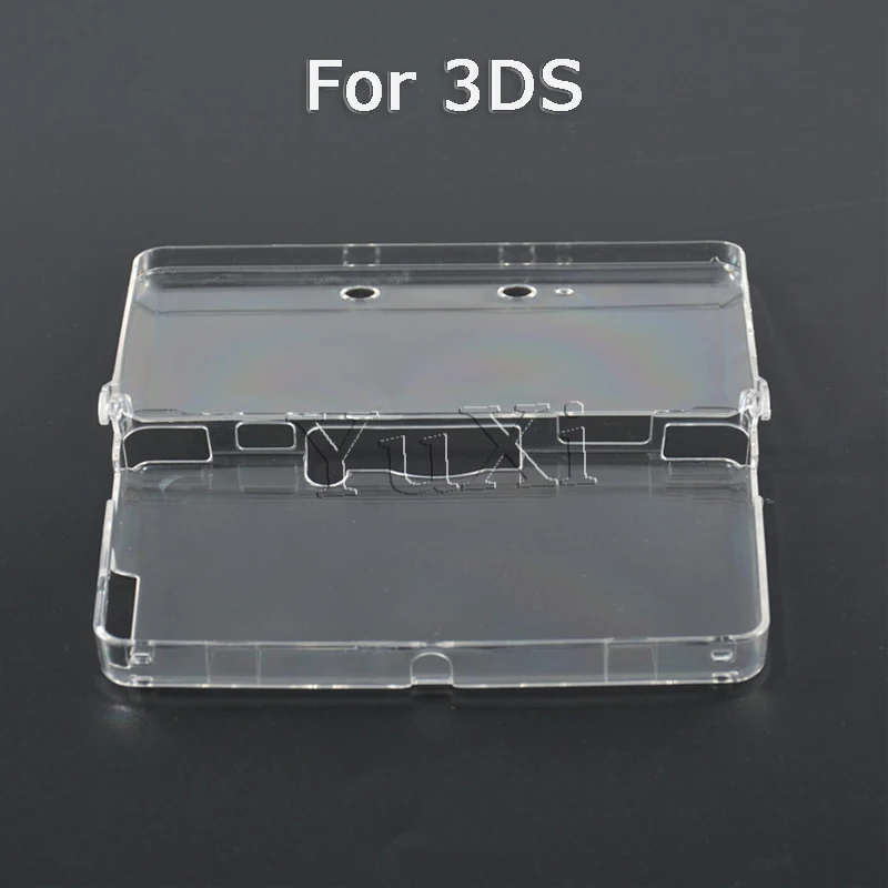 1PC For Nintendo 3DS Console Durable Hard Poly Carbonate Plastic Cut-out Design Crystal Clear Hard Skin Case Cover Protection