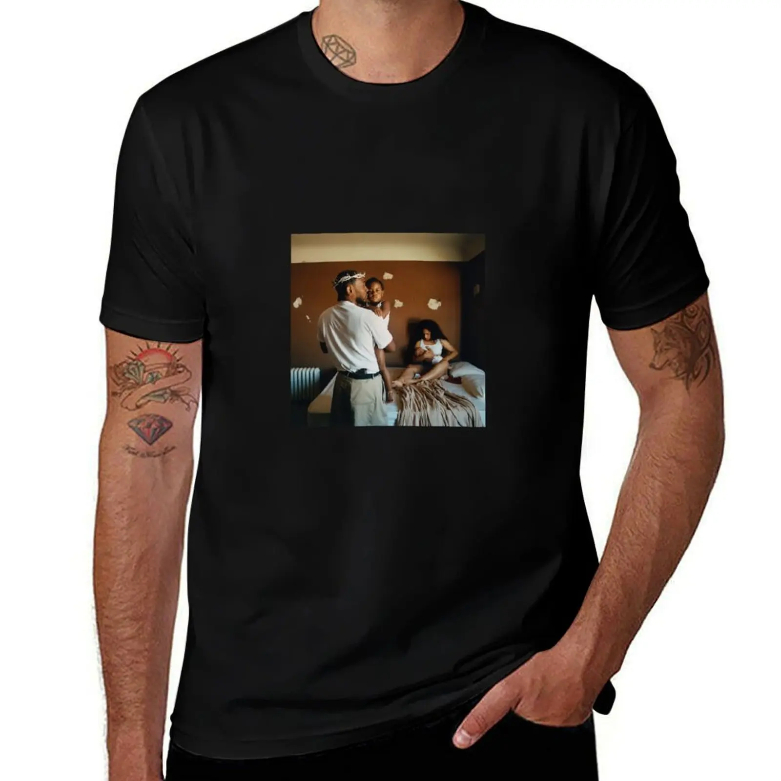 Mr. Morale & the Big Steppers Cover, Kendrick Lamar T-Shirt Quick Dry Outdoor Sports T-Shirt