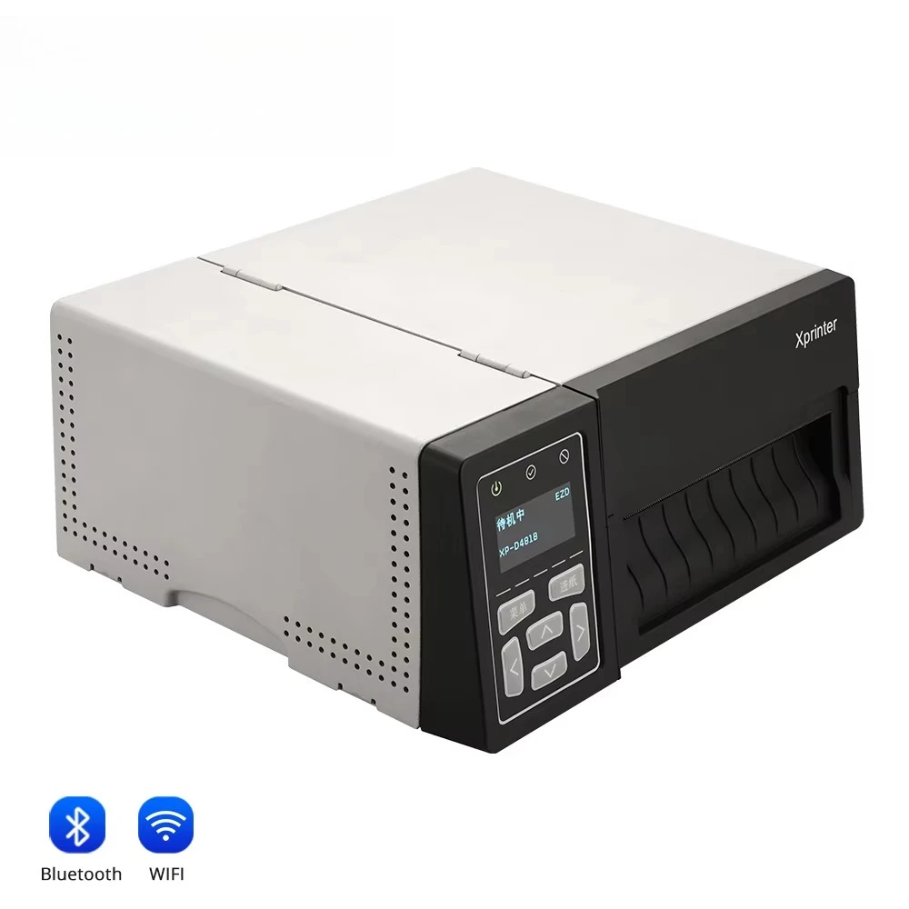 Xprinter XP-D481B Wholesalers Industry Thermal Printer Metal Solid Shell Label Printer Sticker Machine For Small Business