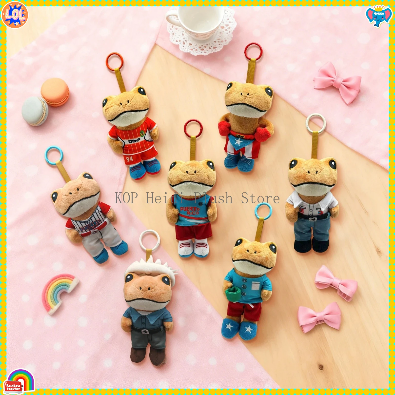 نمط بورتوريكو الضفدع الحيوانات المحشوة، لعبة الأرنب السيئ El Sapo Concho القطيفة، هدية نادرة فريدة من نوعها لمحبي، موسيقى الريغيتون