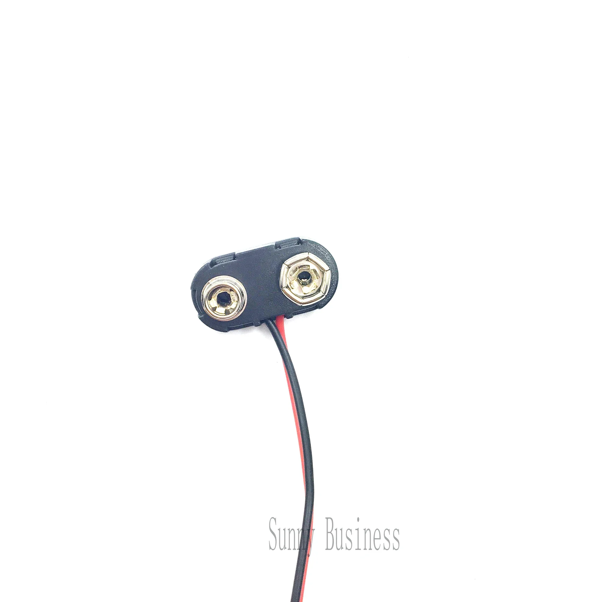 Picture 4: 10Pcs Snap on 9V Battery Holder Clip Contor Hard Shell 10CM Cable Lead