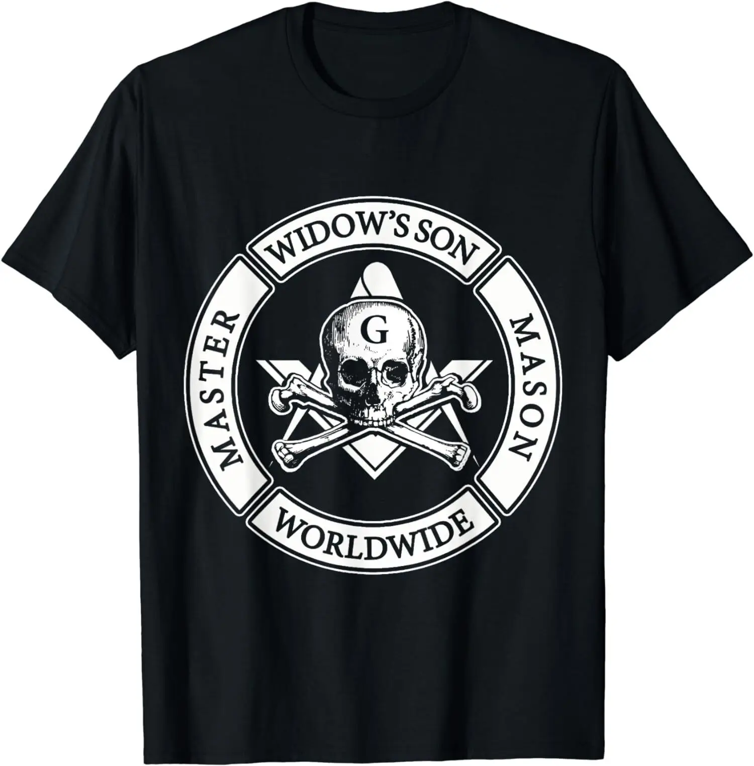 Master Mason Widow's Son Masonic Sull Compass Square Tee S-3xl