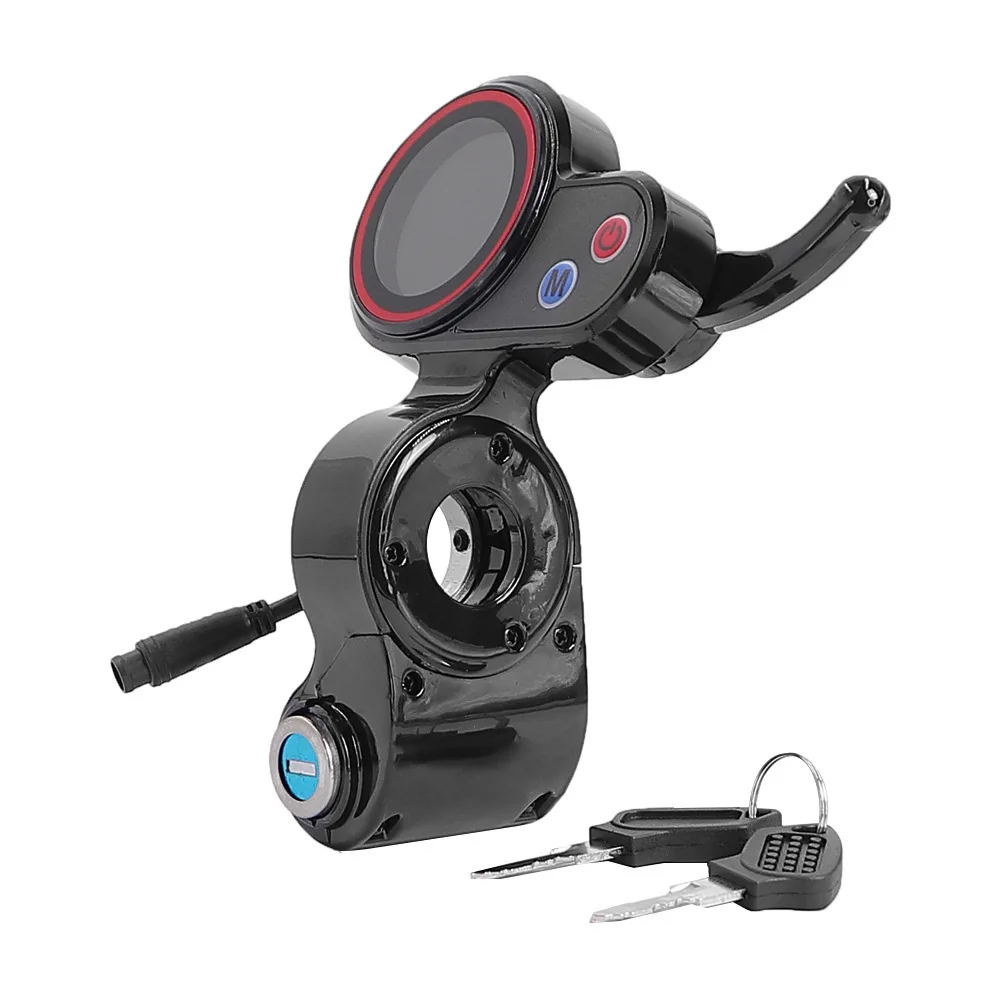 

6-контактный ЖК-дисплей приборной панели с замком и ключом зажигания для электросамоката Hitway H5