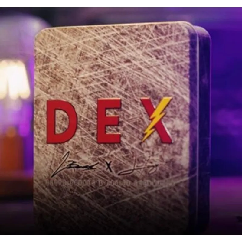 

Dex By Lloyd Barnes Gimmicks Pokder Card Magic and Trick Decks Stage Magic Props Illusions Street Magicians Magia Accessories