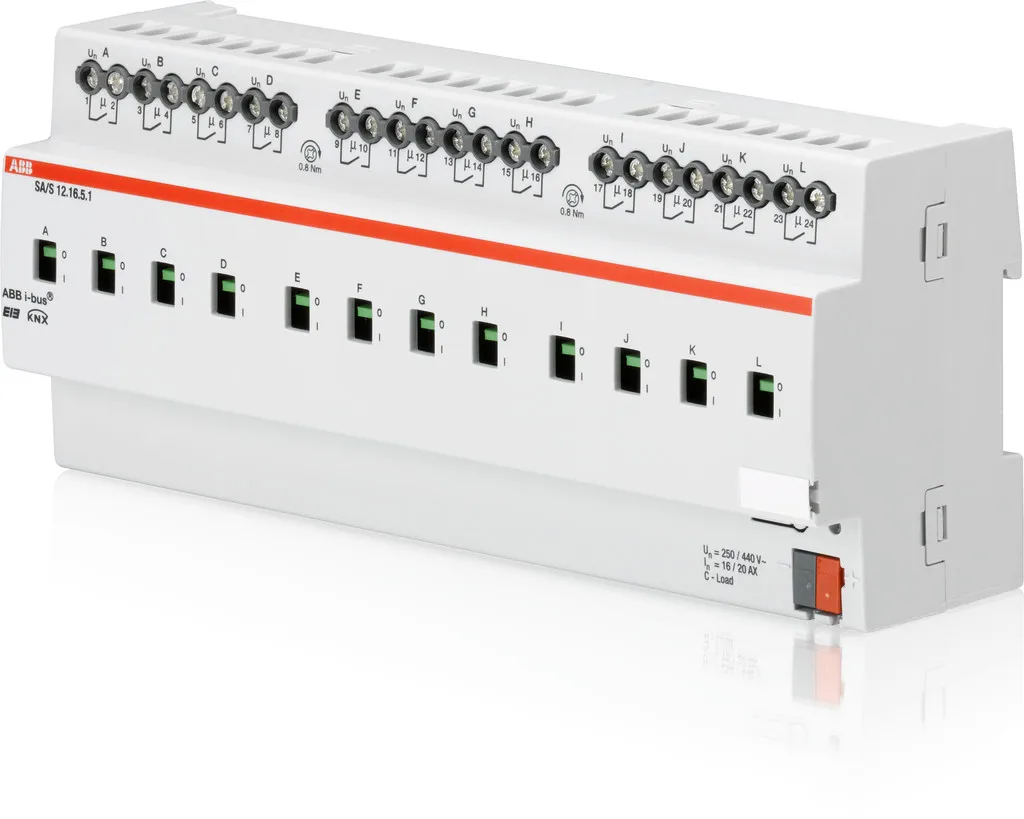 

ABB I-bus 12-позиционный драйвер переключателя 20А SA/S12.16.5S В наличии