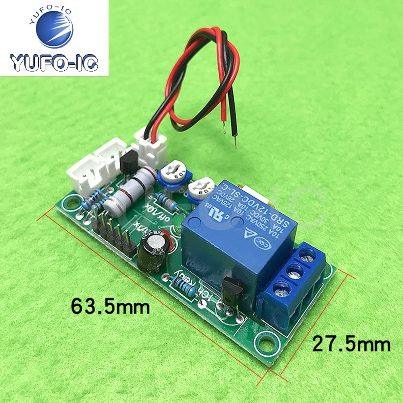 Free Ship 1PCS Vibration Module/Vibration Sensor Relay Switch Sensitivity And Delay Adjustable