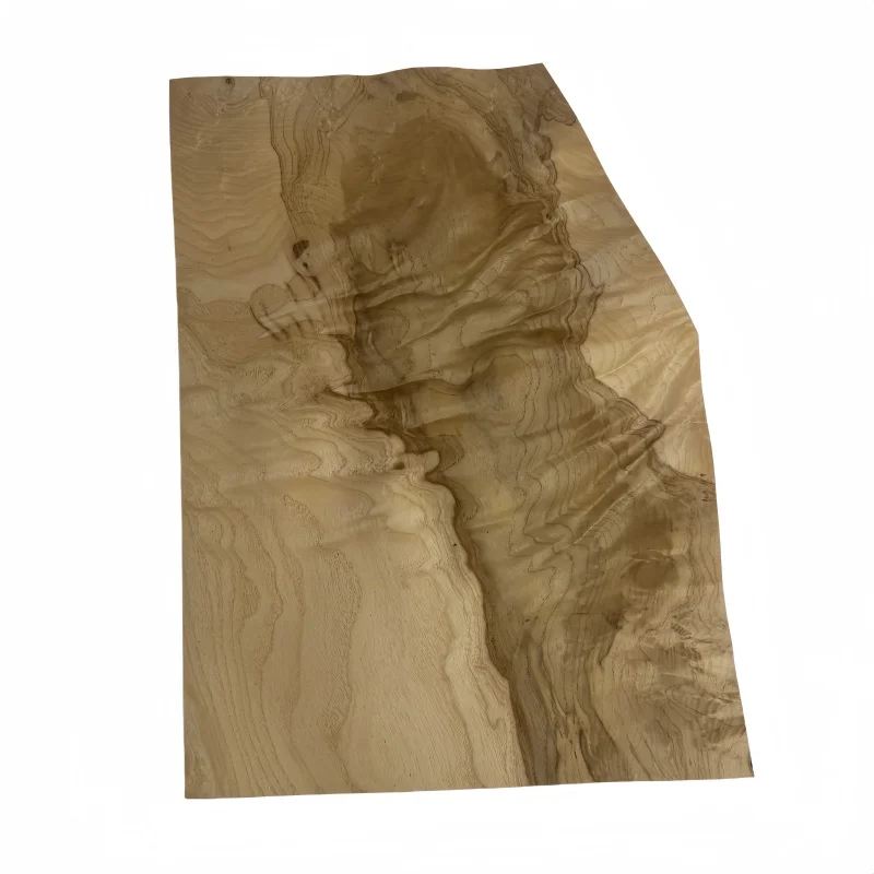 

2Pcs 0.5mm Thick Natural Olive Wood Veneer, Real Wood Flexible Veneer, DIY Furniture Veneer, 33x18cm