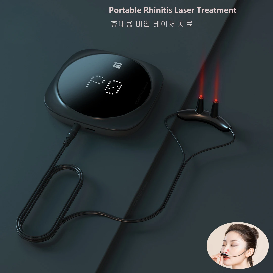 ZDEER Portable Rhinitis Laser Treatment Instrument 650nm Semiconductor Respiratory Disease Assistance Therapy Device Machine New