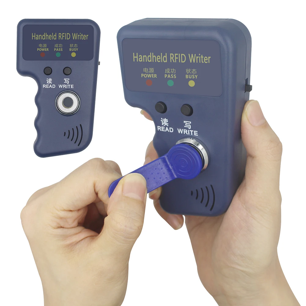 125kHz TM Copier Handheld Keys Tag Card Copier RFID Card Reader Copier Duplicator Key Writer Cloner for T5577 EM4305 CET5200