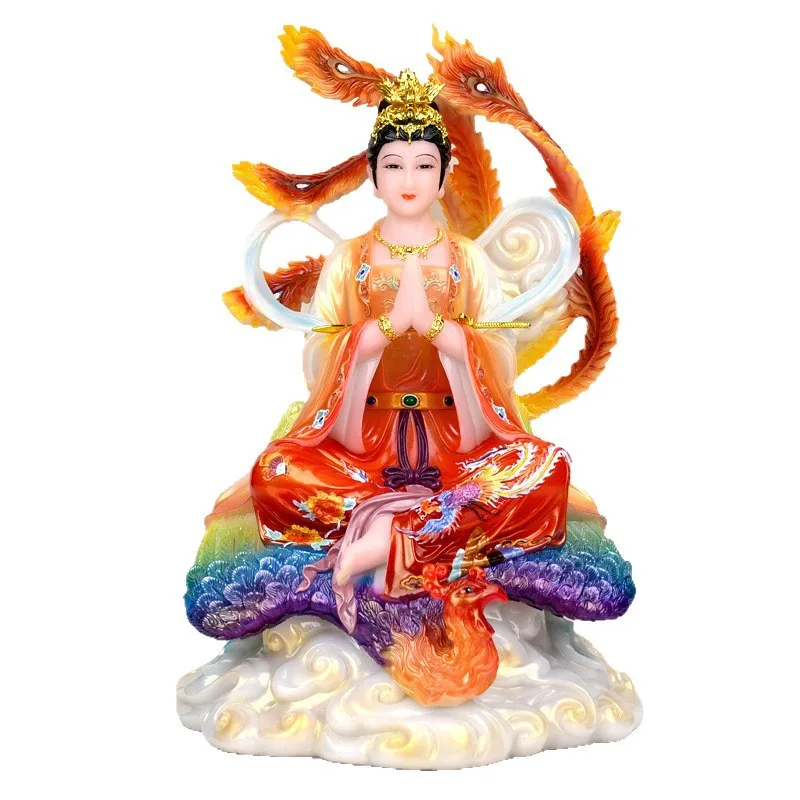 DSA Jiutian Xuanyu Goddess Statue Jiutian Xuanyu Tianzun Jiutian Empress Statue Home Offering Wuji Yuanjun Ornament