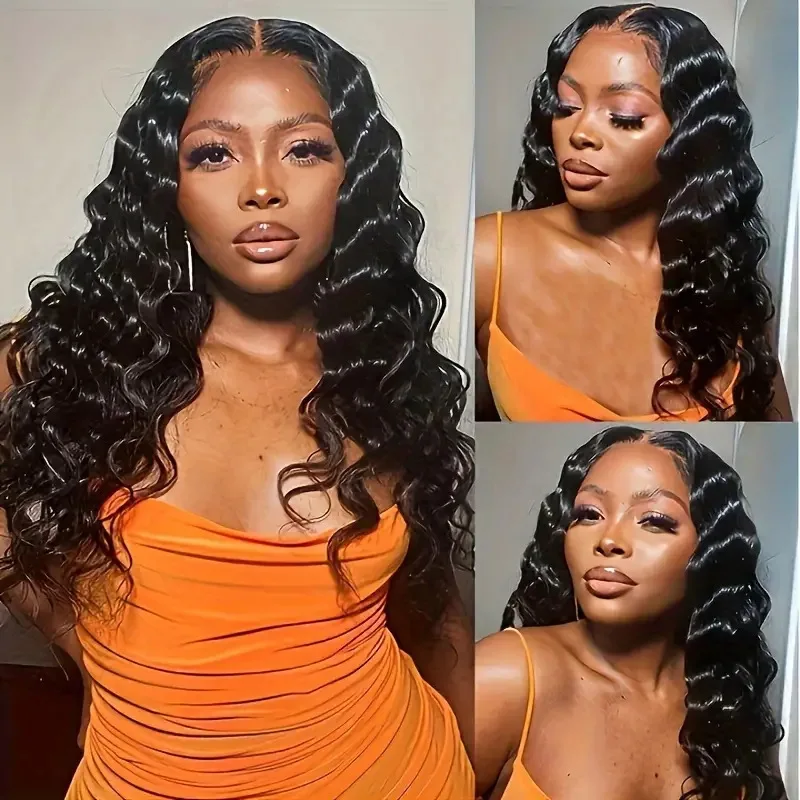 Clearance Sale Of Loose Wavy Wig, 13x6 High-Definition Lace Front Wigs For Hair, Suitable For Women's Wavy Synthetic Wigs