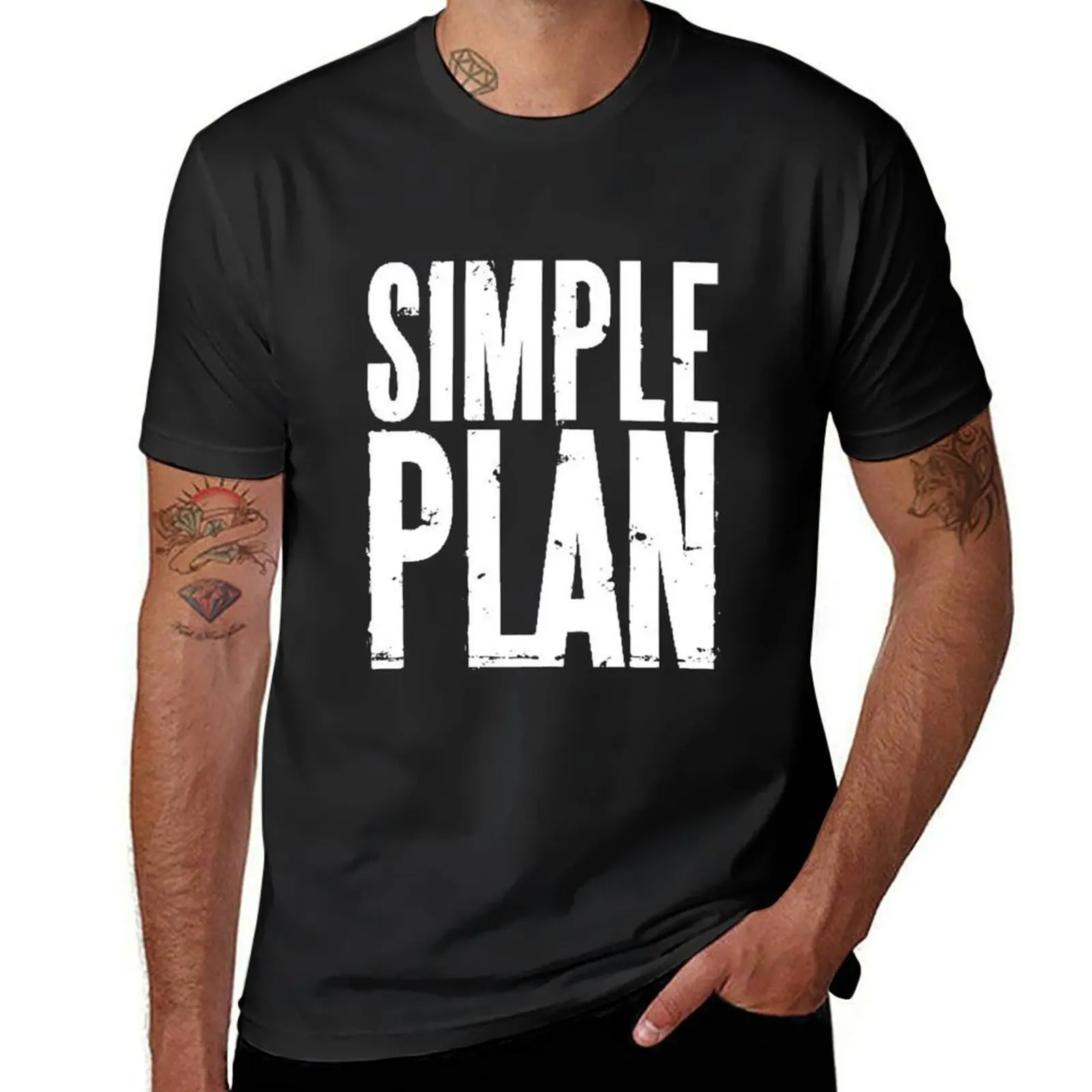 Simple Plan LogoClassic T-Shirt sports fans vintage clothes aesthetic clothes t shirt for men