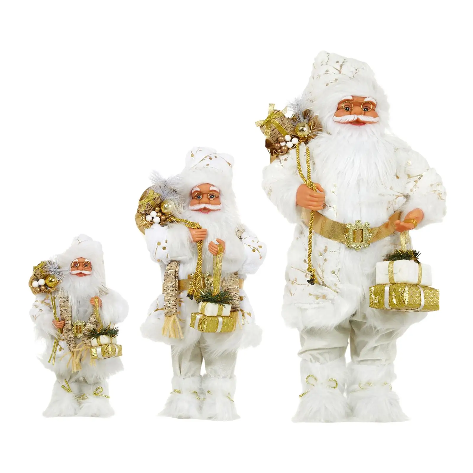 

Santa Claus figurine fireplace table Christmas Santa Claus ornaments