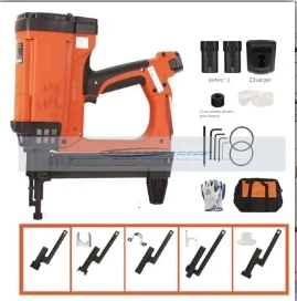 Multifunction GSR40 Adjustable Cordless Fast Gas Nailer Air Nailer for Woodworking Concrete Door Trough Decorative Fixed Nailer