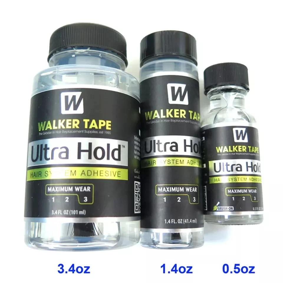 1.3l. oz/41ml ultra hold peruca dianteira do laço cola à prova dwaterproof água peruca ligação cola forte segurar o cabelo substituição adesivo