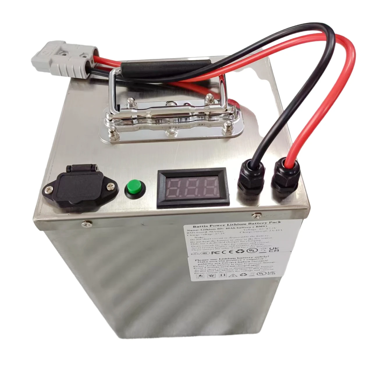 LiFePo4 60V 80Ah 20Ah 30Ah 40Ah 50Ah 60Ah 70Ah 100Ah Lithium iron phosphate battery+BMS for scoote tricycle motorcycle+Charger