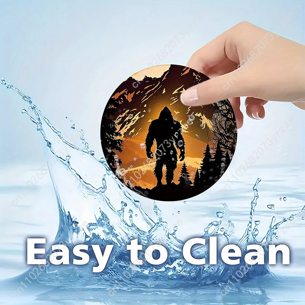 الوقايات السيارات نمط الشمبانزي 2 قطعة الوقايات السيارات ماصة المضادة للانزلاق السمط مقاوم للماء سهلة التنظيف اكسسوارات السيارات الداخلية