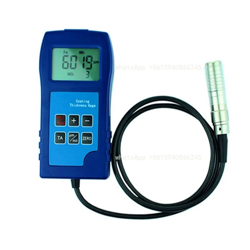 Fireproof Coating Thickness Gauge Large Range 0-9500U Fire Protection Coating Detector Measuring Instrument