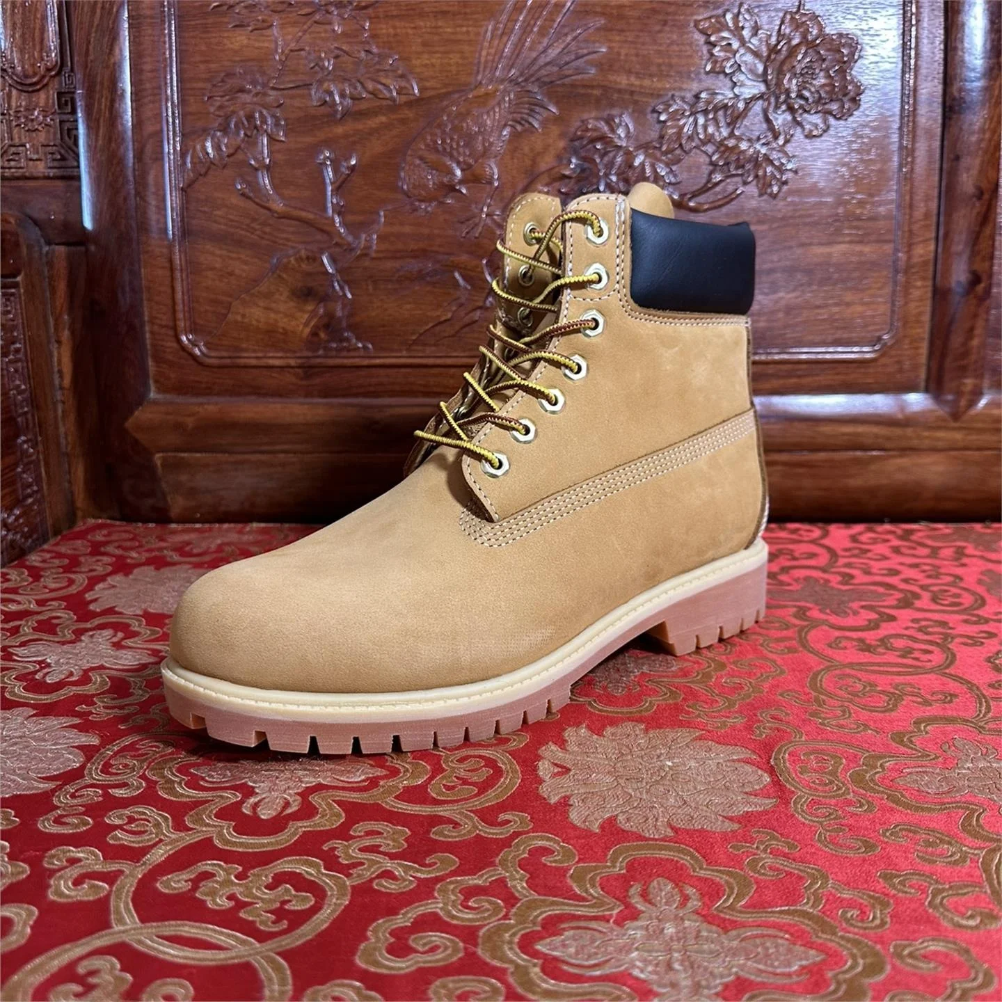 

Водонепроницаемые уличные повседневные ботинки из воловьей кожи с верхним слоем, парные ботинки, водонепроницаемые кожаные нескользящие ботинки на резиновой подошве