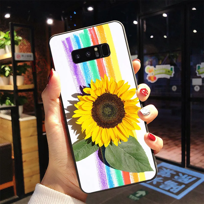 Siliconen Hoesje Voor Samsung Galaxy Note 8 Note8 SM-N950F 6.3 "Hoesjes Schattige Tpu Cover Telefoonhoes Voor Samsung Note 8 Achterkant