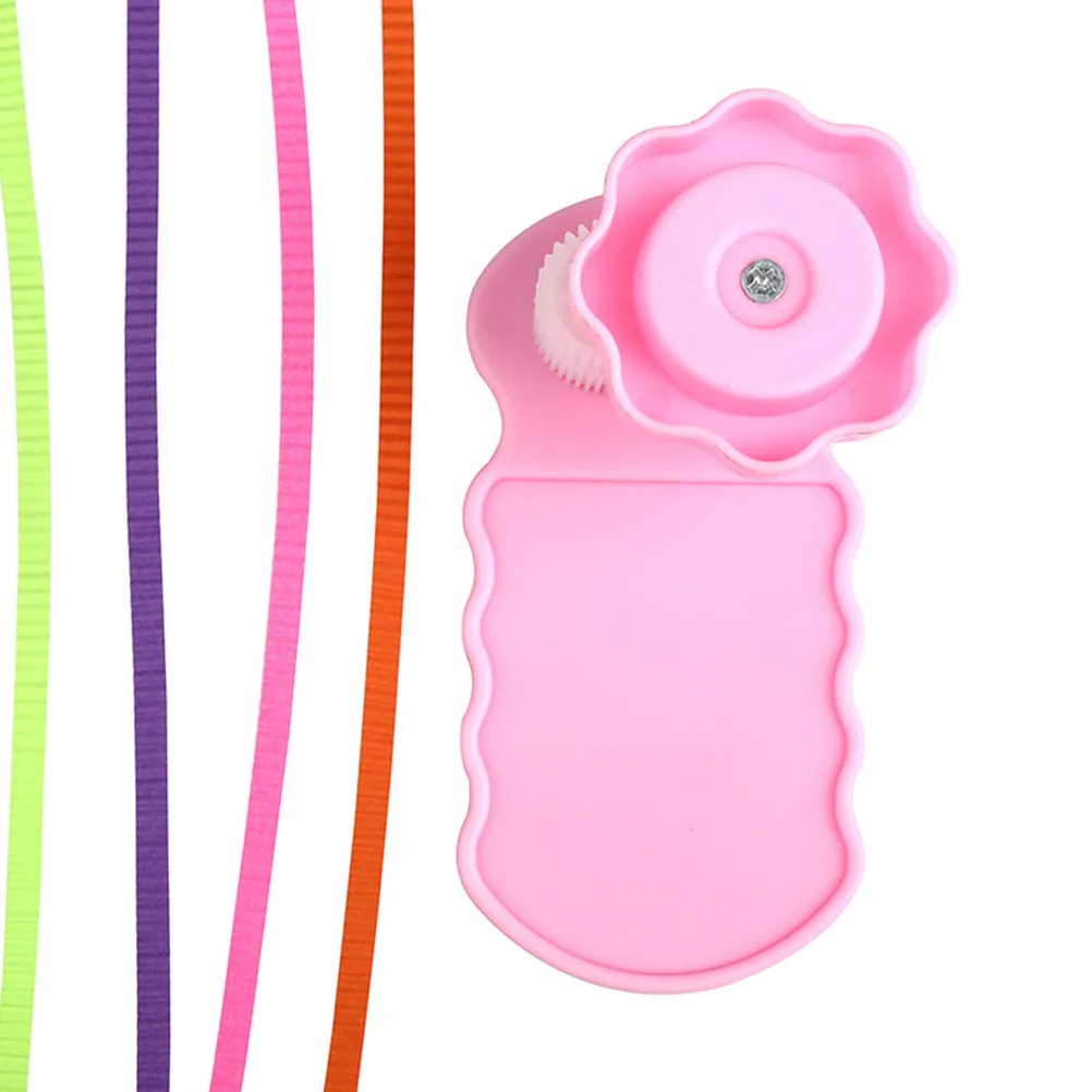 2pcs Premium Plastic Quilling Tool Lightweight DIY Paper Curling Machine Pink Color Portable Scrapbook Quilled Set