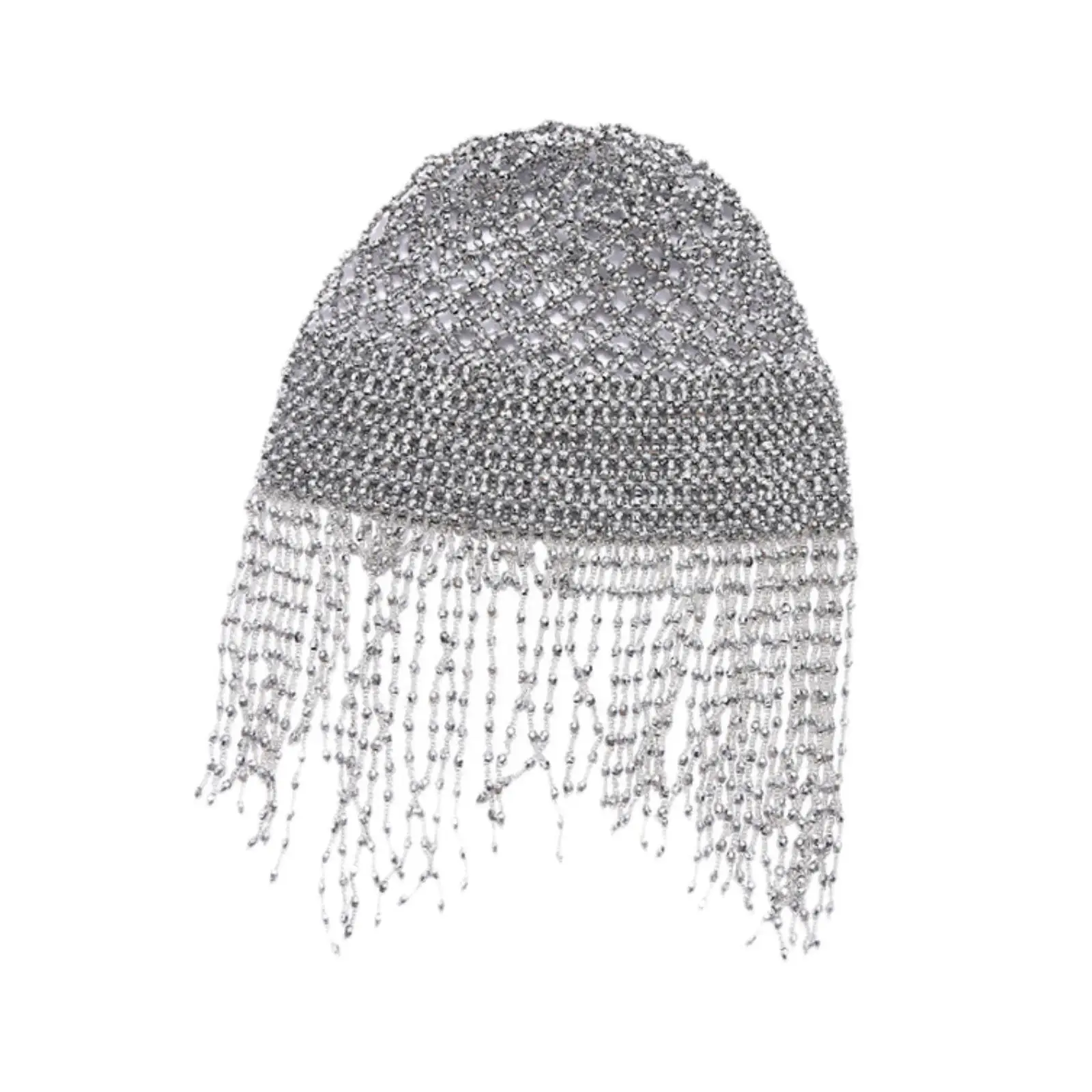 

Rhinestone Headpiece Cap Women Girls Fashion Charming Headwear Hair Accessories for Nightclub Wedding Cosplay Rave Parties
