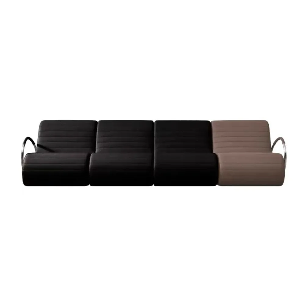 Afternoon ideal light French second-hand sofa leather module small
