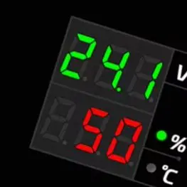 VTM100 DC 7-100V Digital Voltage Power Meter Dual Display For Battery Capacity Temperature For EV For Golf Cart Solar