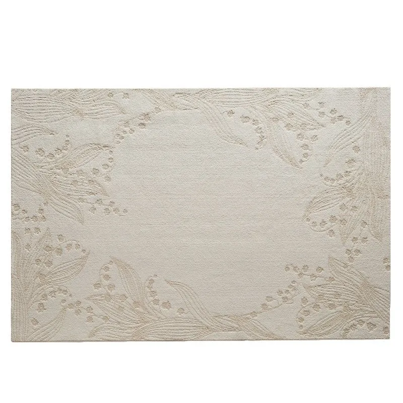 سجادة غرفة معيشة مقاومة للماء ومضادة للحشف، غرفة نوم فرنسية قديمة قابلة للانزلاق ومقاومة للأوساخ، فاخرة ومتقدمة #1